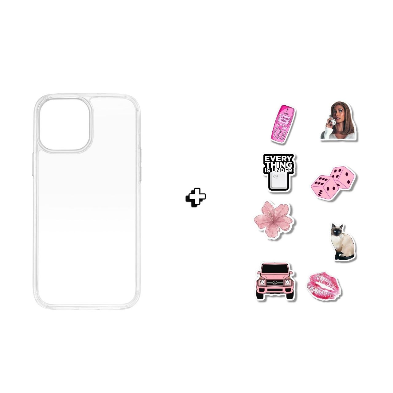 CLEAR  CASE STICKER NORMAL - S-0050