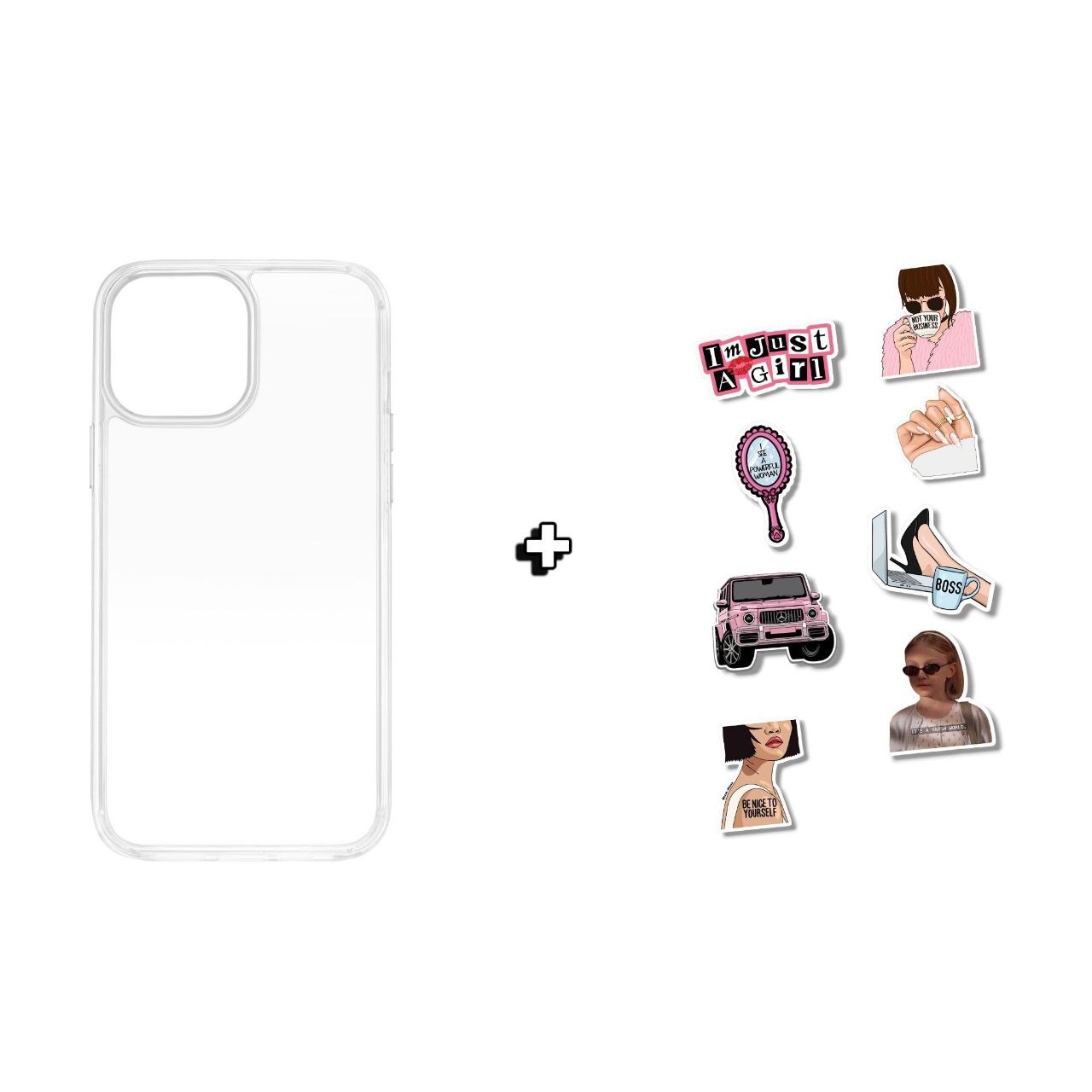 CLEAR  CASE STICKER NORMAL - S-0053