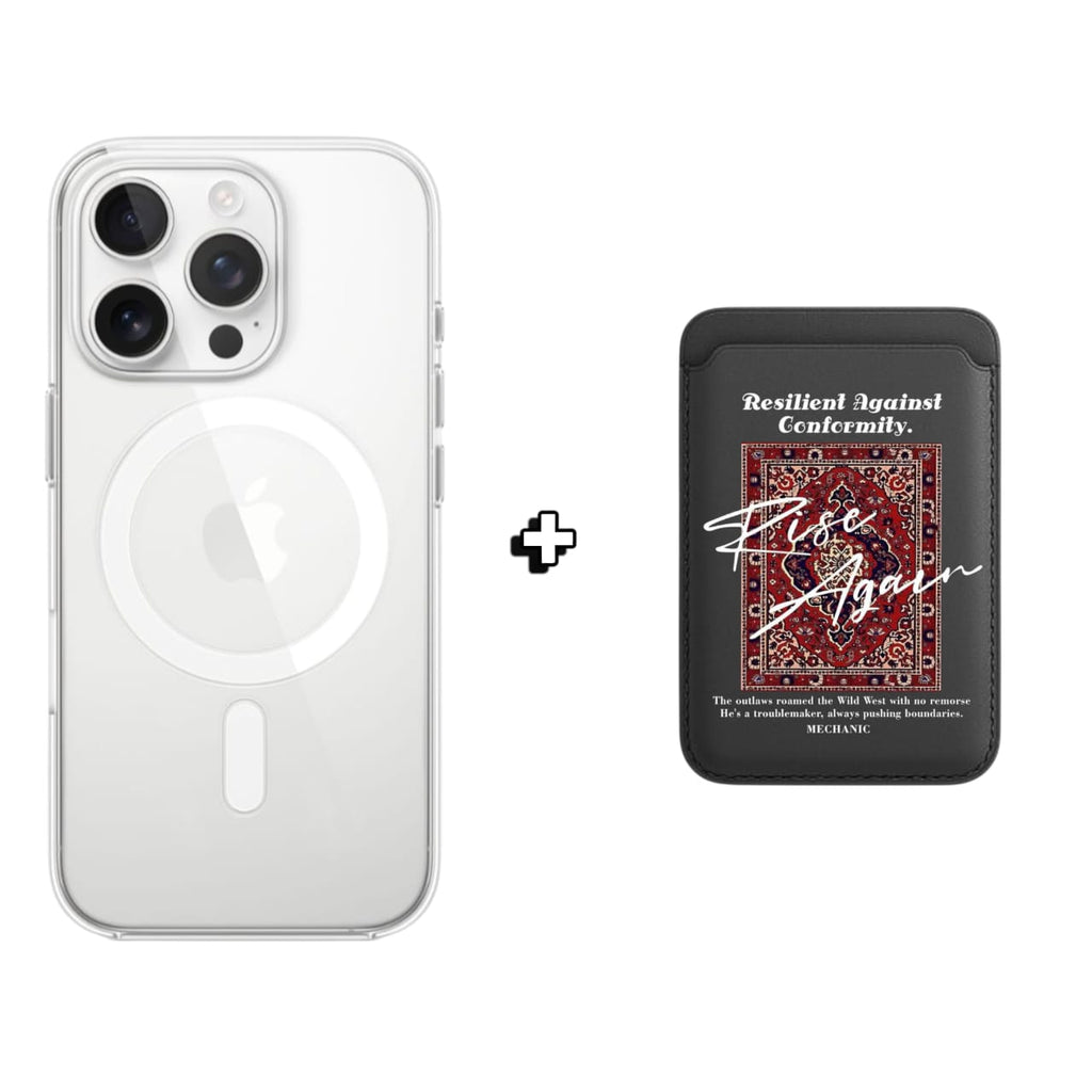 MAGSAFE + SILICONE WALLET texture