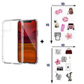CLEAR CASE +  2 SHEET STICKER