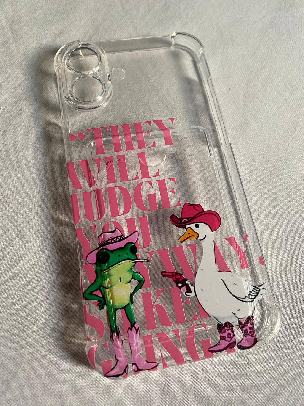 The duck and the frog-CASE  POCKET UV