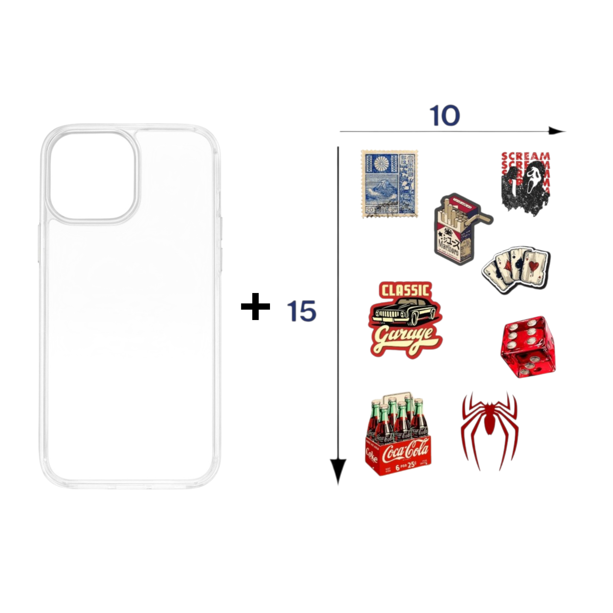 CLEAR  CASE STICKER NORMAL - S-0051