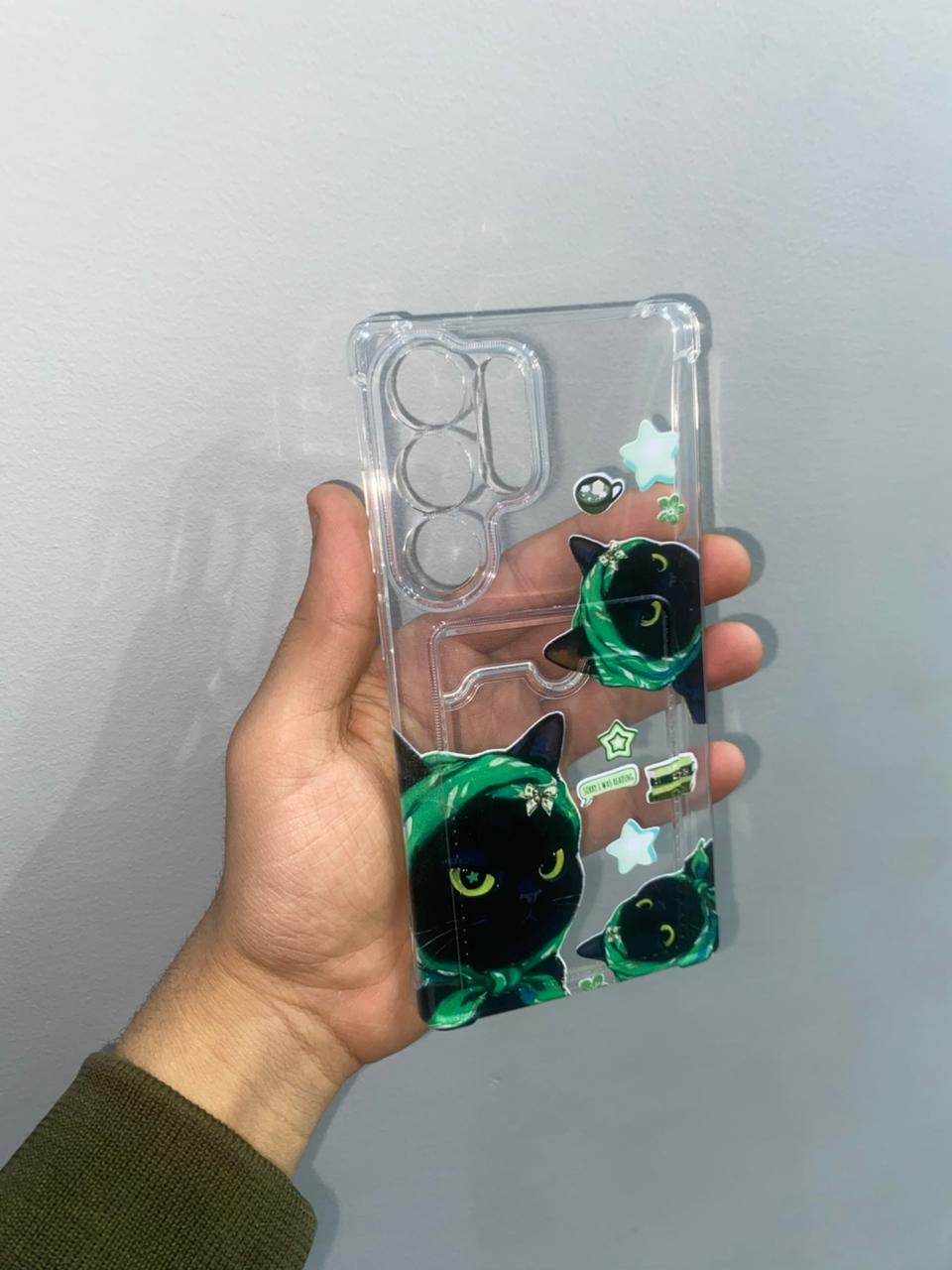 Green cat-CASE POCKET UV