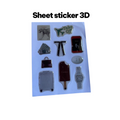 STICKER 3D - S-023