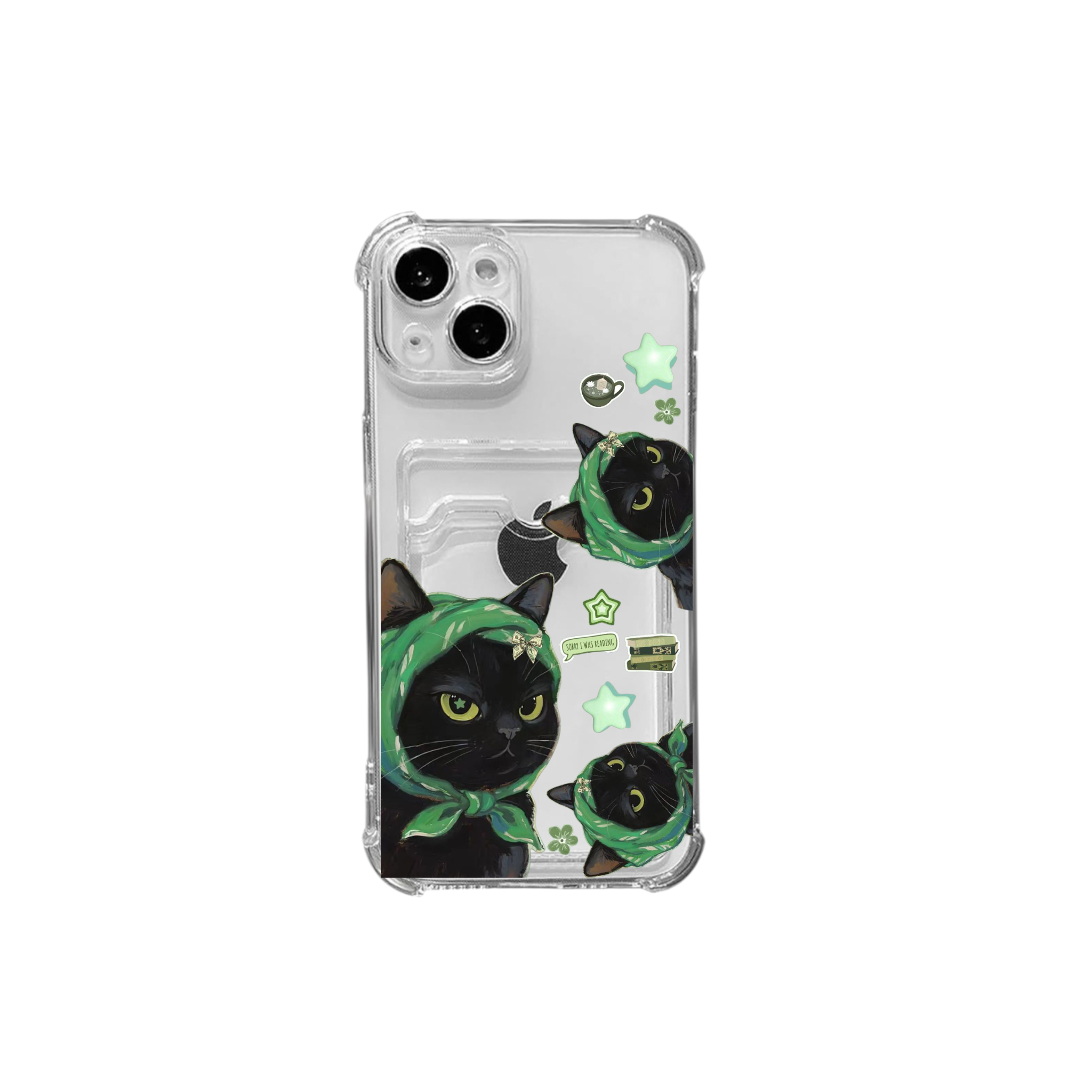 Green cat-CASE POCKET UV